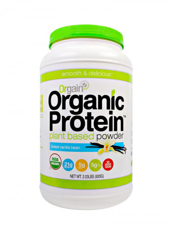 Organic Plant Based Protein Powder - Vanilla Bean
