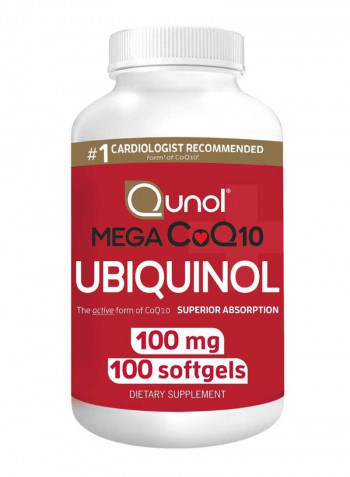 Coq10 Ubiquinol - 100 Softgel