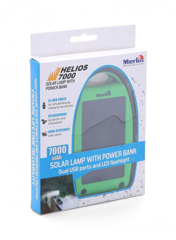 7000 mAh Helious Power Bank Green/Black