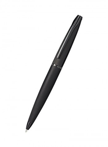 Brushed Rollerball And Ballpoint Pen Gift Set Black