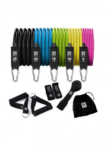 12-Piece Performance Resistance Band Set 34kg