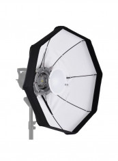 8-Pole Foldable Beauty Dish For Studio Strobe Flash Light 60centimeter Black