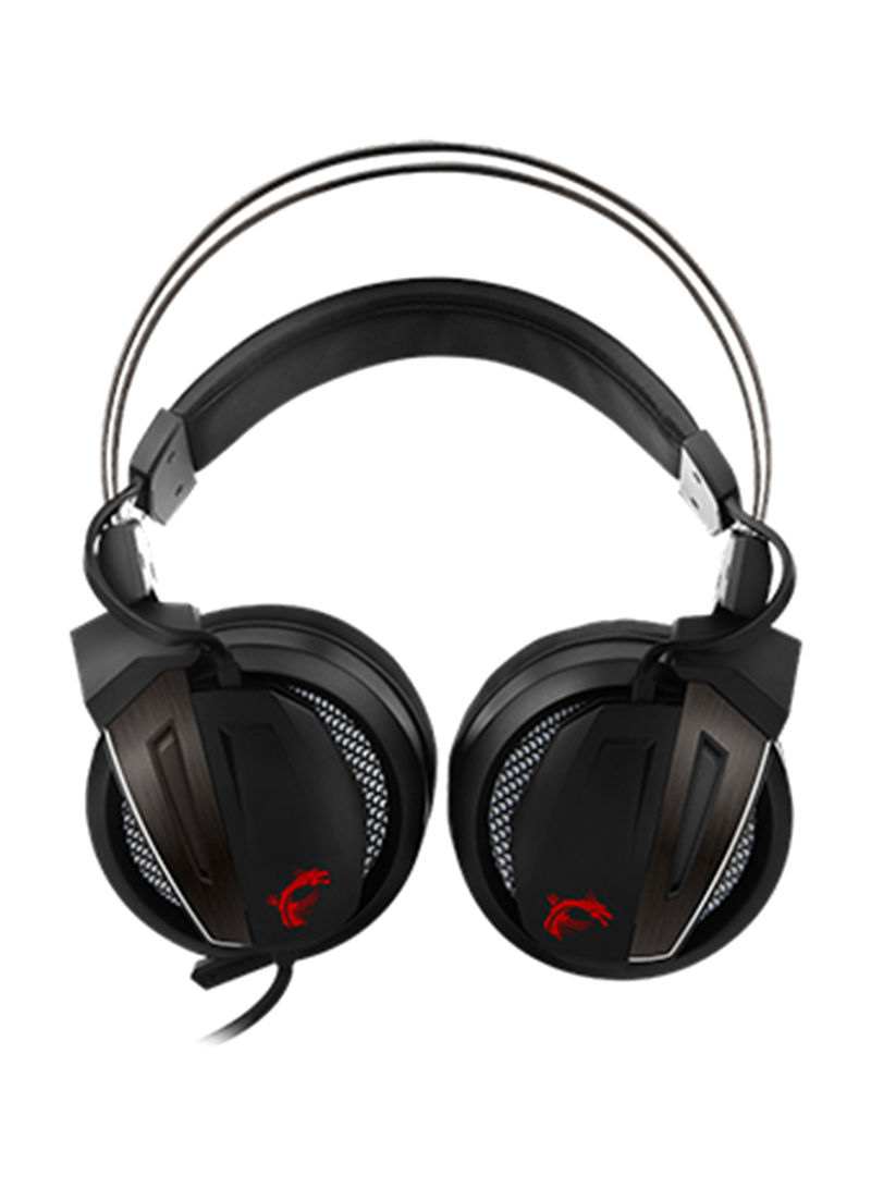 Immerse GH60 Over-Ear Gaming Headphones With Mic For PS4/PS5/XOne/XSeries/NSwitch/PC Black
