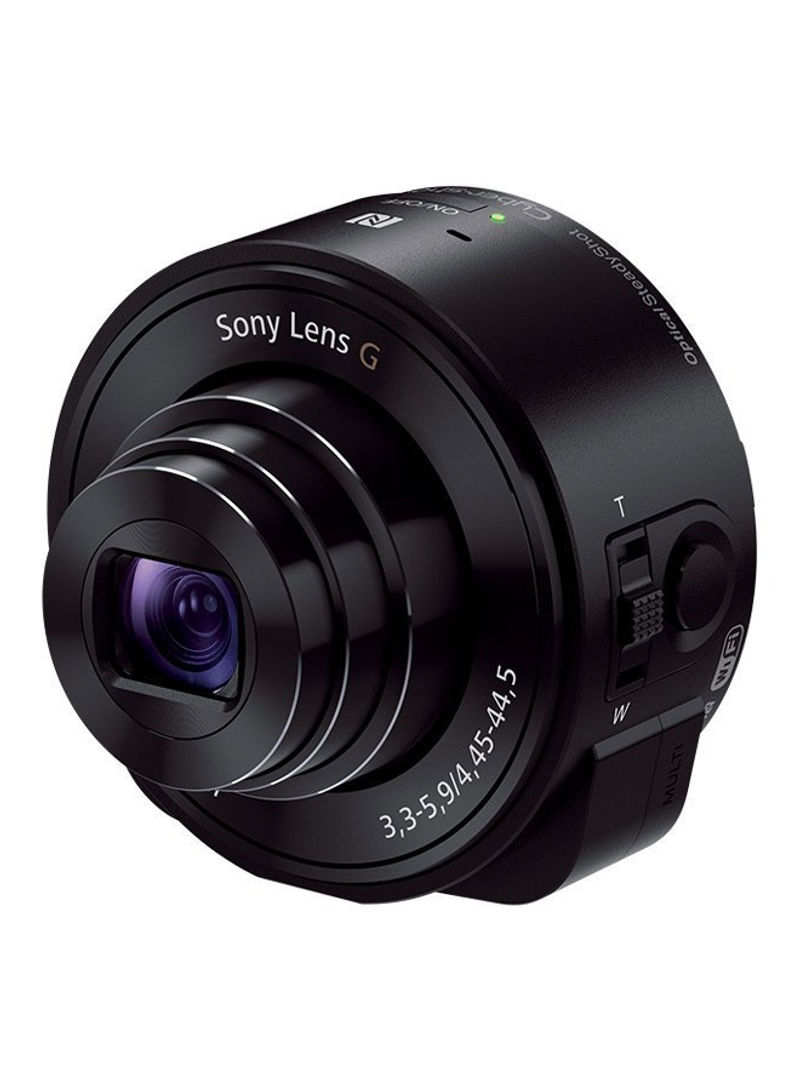 DSC-QX10 Smartphone Attachable 4.45-44.5mm Lens-Style Camera 62.4x61.8x33.3millimeter Black
