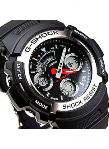 Men's Water Resistant Analog/Digital Watch AW-590-1ADR