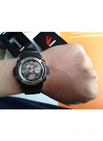 Men's Water Resistant Analog/Digital Watch AW-590-1ADR