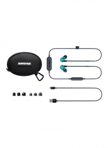 Special Edition Bluetooth In-Ear Earphones With Mic Black/Blue