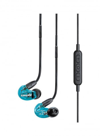 Special Edition Bluetooth In-Ear Earphones With Mic Black/Blue