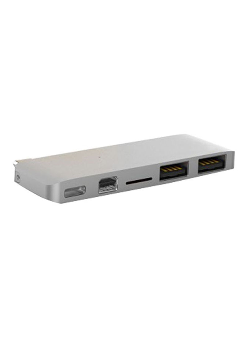 Type-C USB Hub With Mini DisplayPort Silver