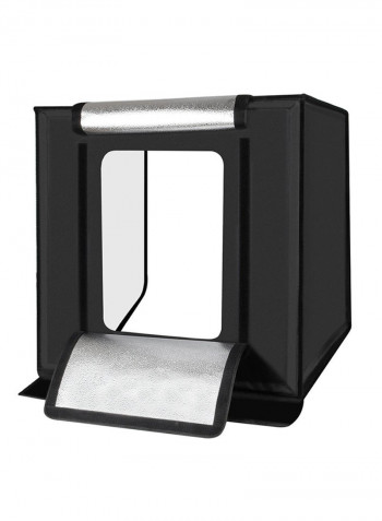 Foldable LED Soft Box Black