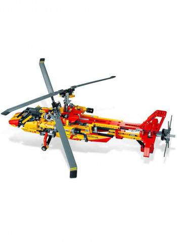 2-In-1 Technic Series The Helicopter Model Stacking Blocks