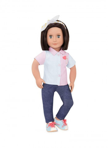 Everly Deluxe Bowling Fashion Doll With Accessory Kit 18inch