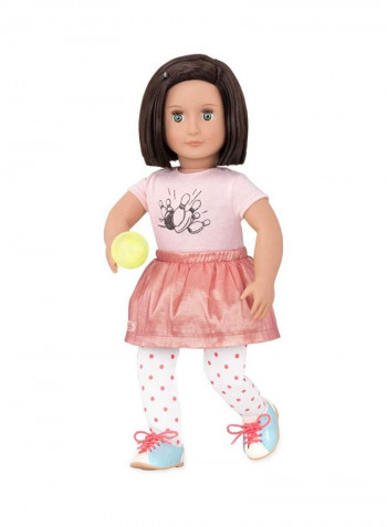 Everly Deluxe Bowling Fashion Doll With Accessory Kit 18inch