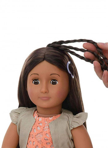 Hairgrow Brunette Flora Doll 18inch