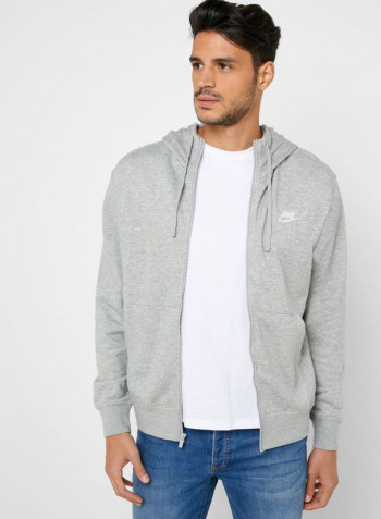 NSW Club Training Hoodie Grey/White