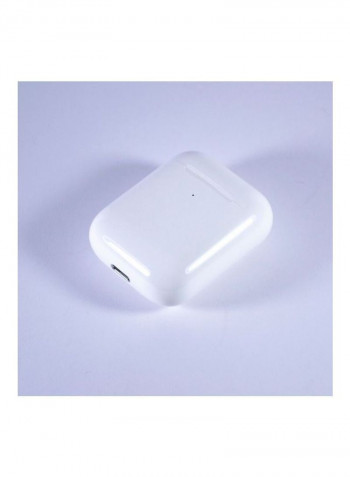 Bluetooth In-Ear Earbuds With Wireless Charging Case White