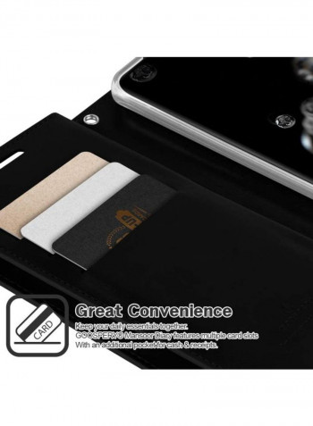 Protective Flip Cover With Pockets For Samsung Galaxy S20 Ultra Black