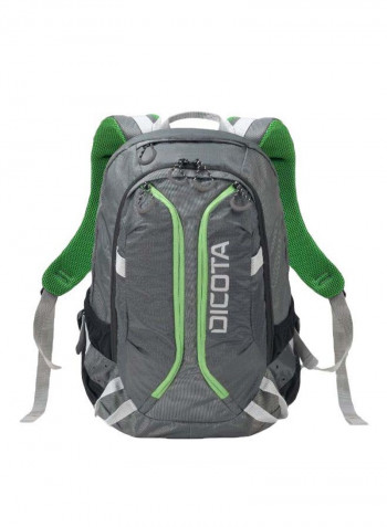 Protective Zipper Closure Backpack For 15.6-Inch Laptops Multicolour