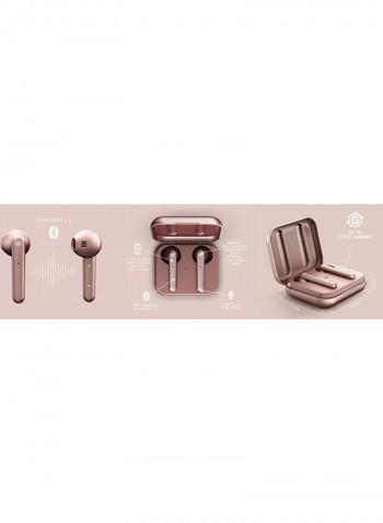 Stockholm Wireless Ear Phone Pods Rose Gold