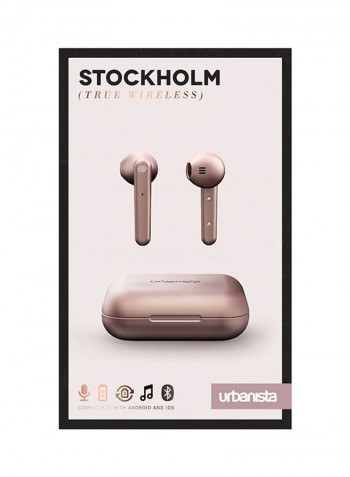 Stockholm Wireless Ear Phone Pods Rose Gold