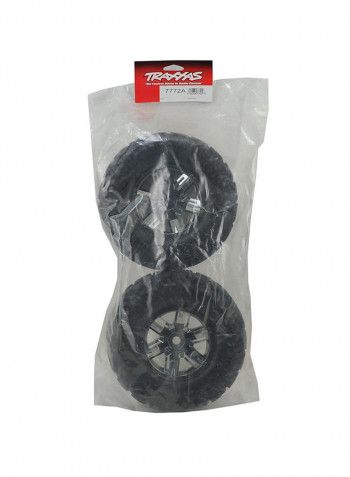 2-Piece X-Maxx Pre-Mounted Tire And Wheel Set 7772A