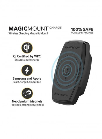 MagicMount Car Wireless Charging Air Vent Mount Black