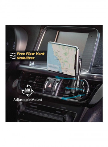 MagicMount Car Wireless Charging Air Vent Mount Black