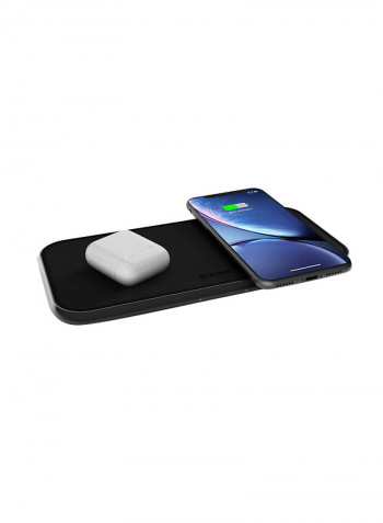 10W Wireless Charging Dock For Smartphones/AirPods/Watch Black