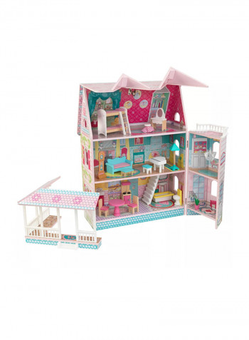 Abbey Manor Dollhouse 28.03x12.44x22.83inch