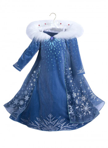 5-Piece Frozen Anna Elsa Princess Costume And Accessories Set 3 - 4 years reviews 5-Piece Frozen Anna Elsa Princess Costume And Accessories Set 3 - 4 years
