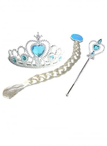 5-Piece Frozen Anna Elsa Princess Costume And Accessories Set 3 - 4 years reviews 5-Piece Frozen Anna Elsa Princess Costume And Accessories Set 3 - 4 years