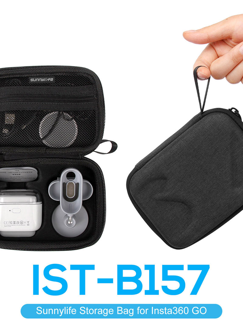 Portable Storage Bag With Insta360 GO 14.8 x 5.7 x 11cm