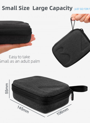 Portable Storage Bag With Insta360 GO 14.8 x 5.7 x 11cm