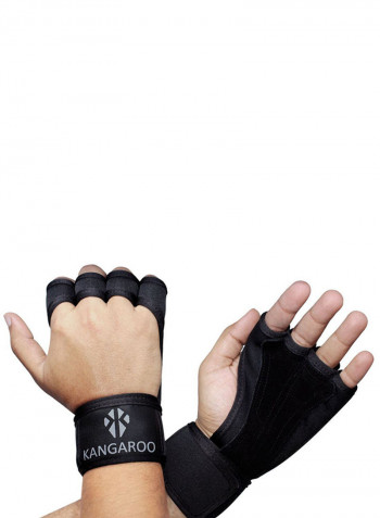 Weight Lifting Half Gloves 17x9x2centimeter