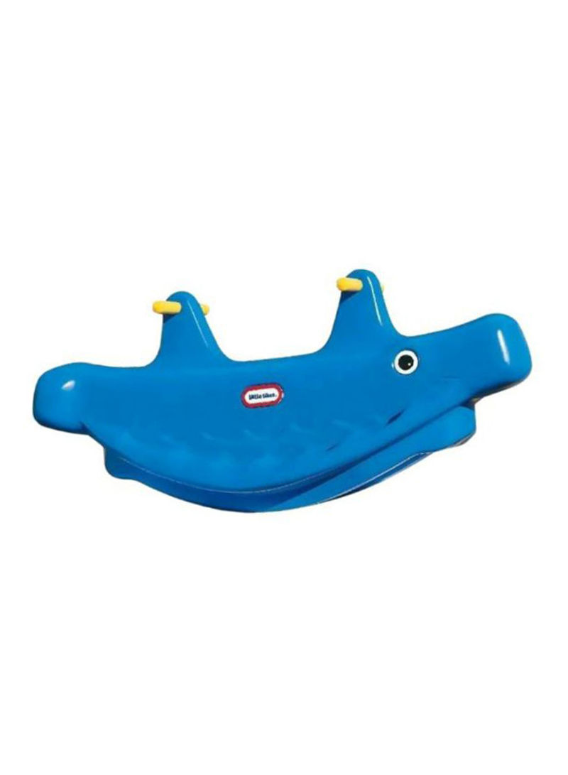Whale Teeter Totter Rocking Toy 44.4x48.3x106.7centimeter