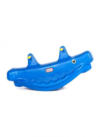Whale Teeter Totter Rocking Toy 44.4x48.3x106.7centimeter