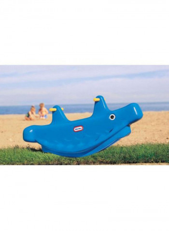 Whale Teeter Totter Rocking Toy 44.4x48.3x106.7centimeter