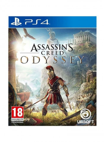 Assassin's Creed Odyssey (Intl Version) With DualShock 4 Wireless Controller - Adventure - PlayStation 4 (PS4)