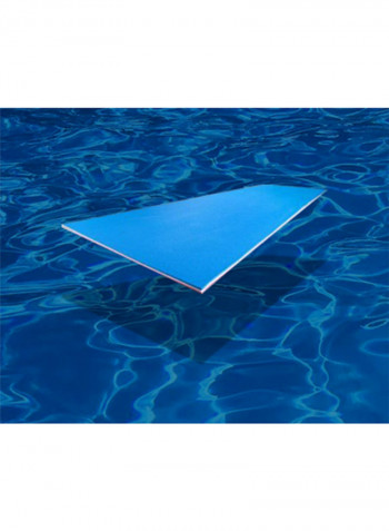 Floating Pool Mat for Kids and Adults Blue