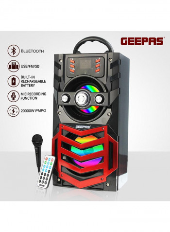 Portable And Rechargeable Speaker GMS8570 Black/Red/Blue