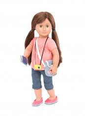 Deluxe Reese Travel Doll With Book