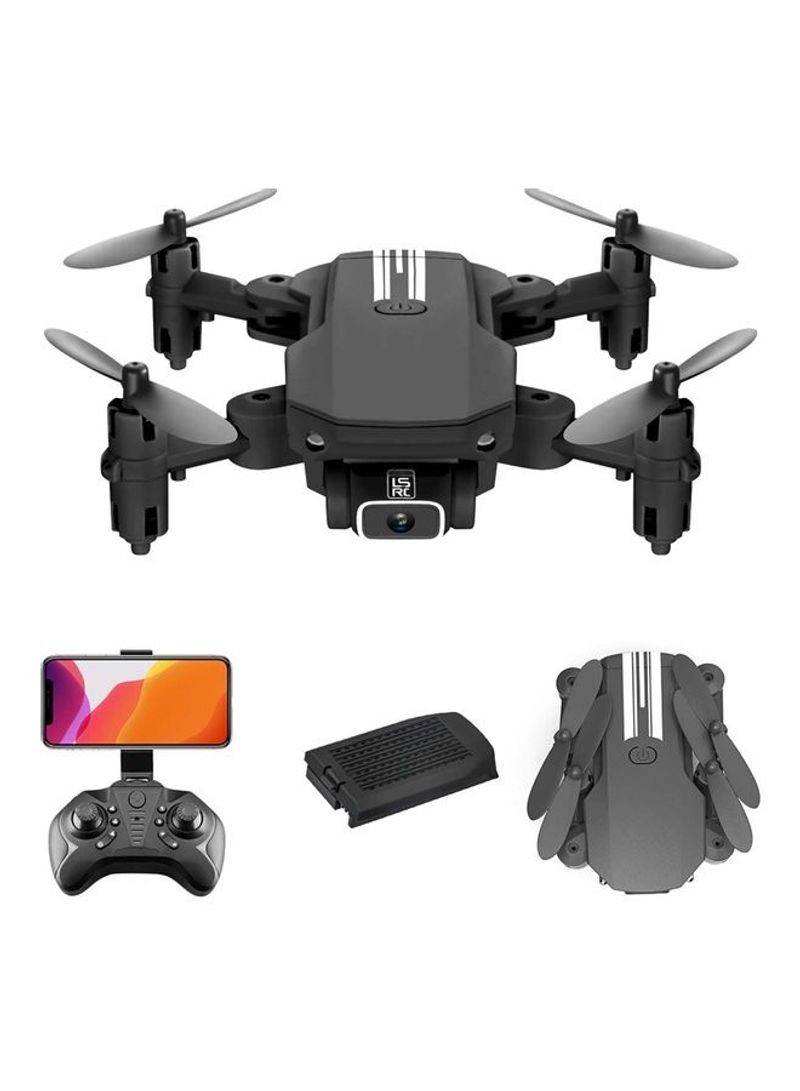 LS-MIN Mini Drone RC Quadcopter 480P Camera 13mins Flight Time 360° Flip 6-Axis Gyro Gesture Photo Video Track Flight Altitude Hold Headless Remote Control Drone with 1 Battery Black 22*6*15cm