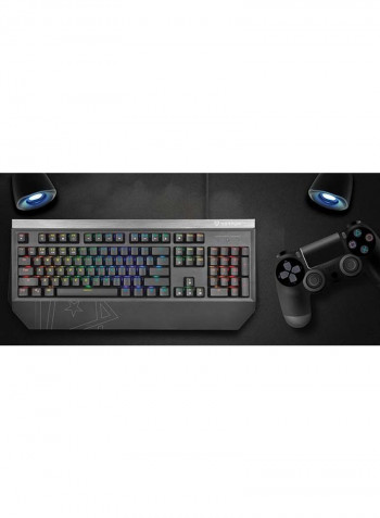 Tantalum Gaming Keyboard with Outemu Blue Switches & All keys Antighosting Black