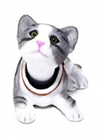 Frivolous Bobblehead Tabby Cat Figure