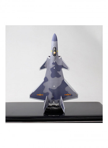 J20 Airplane Model Toy Blue 22X15X6.5cm