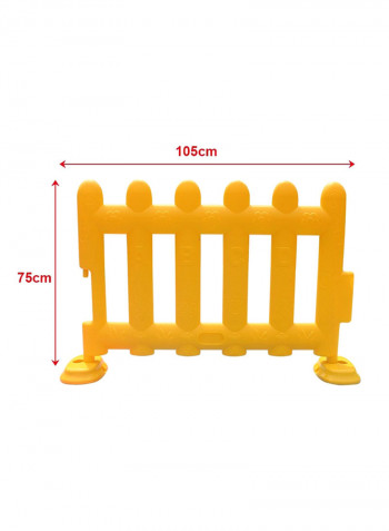 4-Piece Indoor Baby Fence Set 4x(105x75)سم
