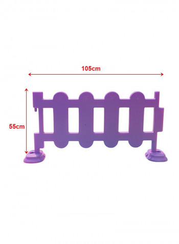6-Piece Indoor Baby Fence Set 6x(105x55)سم