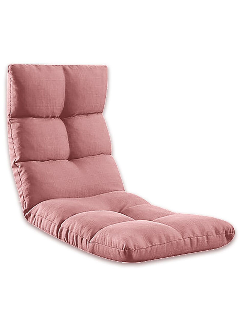 Foldable Floor Chair With Head Cushion Light Pink 4kg