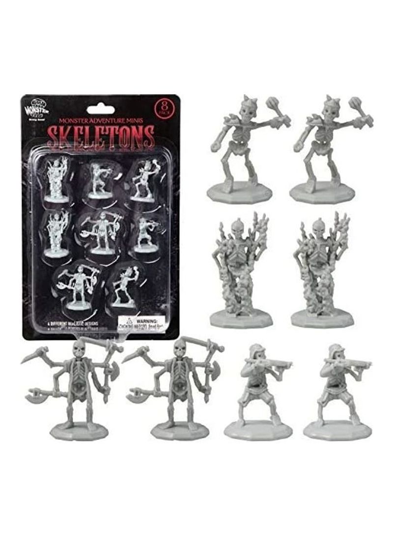 8-Piece Fancy Skeletons Playset