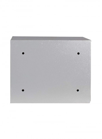 Large Safe Box With Digital Keypad White 30x38x30centimeter